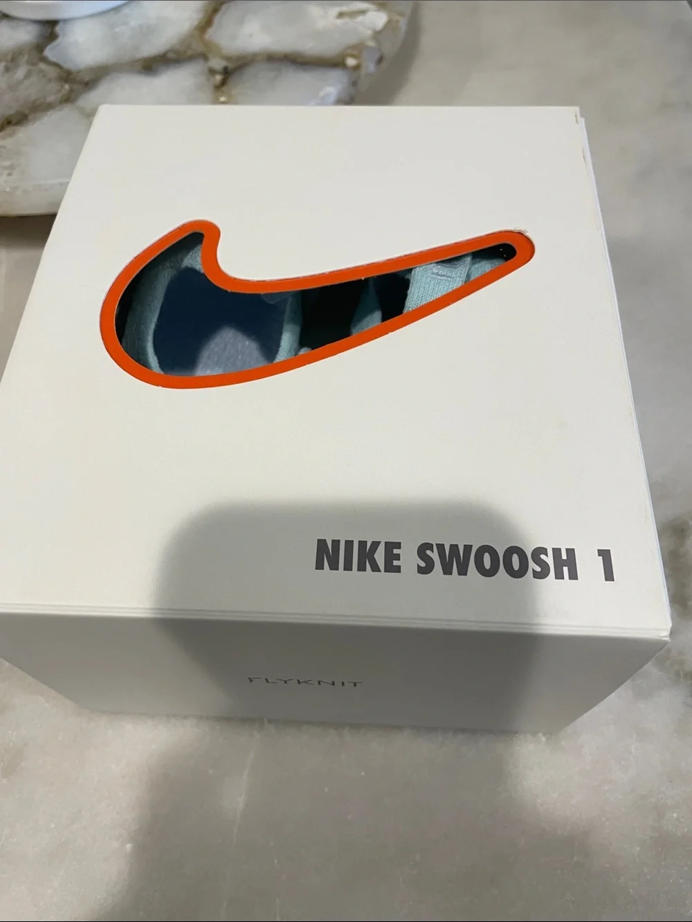 Nike Baby/Toddler Glacier /Ice Blue Flyknit Slip-On Shoes